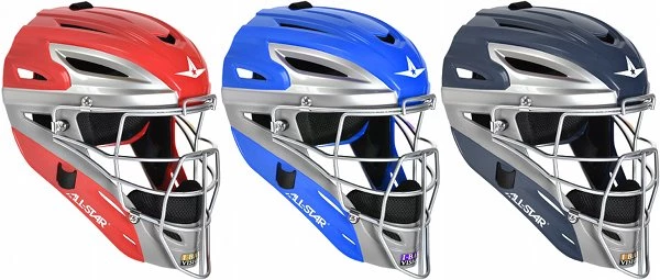 All-Star MVP2510MTT Youth Level Two Tone Matte Finish Catcher's Helmet 3 All-Star MVP2510MTT Youth Level Two Tone Matte Finish Catcher's Helmet - Image 2