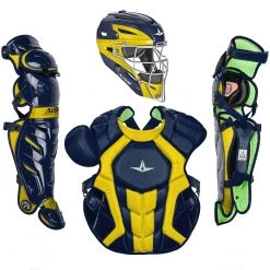 All-Star System 7 Axis CKCCPRO1XTT Adult Baseball Professional Level Two Tone Catcher's Gear Set -Outlet Catch Zone Pro Store all star system 7 axis ckccpro1xtt adult baseball professional level two tone catchers gear set 27 1