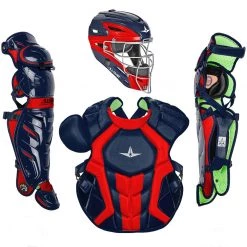 All-Star System 7 Axis CKCCPRO1XTT Adult Baseball Professional Level Two Tone Catcher's Gear Set -Outlet Catch Zone Pro Store all star system 7 axis ckccpro1xtt adult baseball professional level two tone catchers gear set 28 1