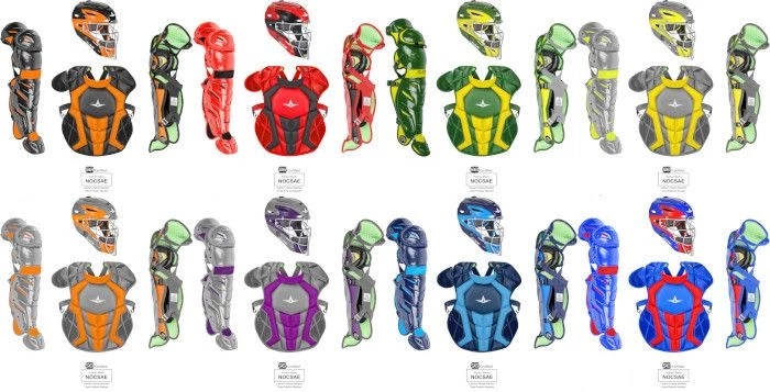 All-Star System 7 Axis Elite Travel Team CKCC912S7XTT Youth Catchers Gear Set 4 All-Star System 7 Axis Elite Travel Team CKCC912S7XTT Youth Catchers Gear Set - Image 2