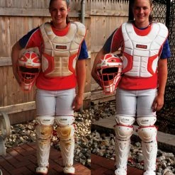 All-Star Women's Pro - CPW14.5PRO - Women's Professional Fastpitch Chest Protector -Outlet Catch Zone Pro Store all star women s pro cpw14 5pro women s professional fastpitch chest protector 14 1