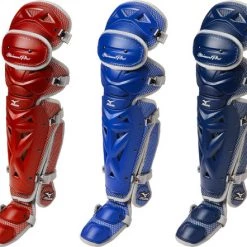 Mizuno Pro 380376 Adult 17.5 Inch Baseball Leg Guards -Outlet Catch Zone Pro Store mizuno pro 380376 adult 17 5 inch baseball leg guards 11 1