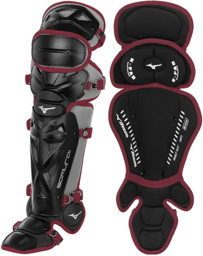 Mizuno Samurai 380409 Intermediate 15.5 Inch Baseball Leg Guards 5 Mizuno Samurai 380409 Intermediate 15.5 Inch Baseball Leg Guards - Image 3