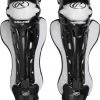 Rawlings MACH Adult 17 Inch Catcher's Leg Guards MCHLGA 2 Rawlings MACH Adult 17 Inch Catcher's Leg Guards MCHLGA -Outlet Catch Zone Pro Store rawlings mach adult 17 inch catchers leag guards mchlga 25 1