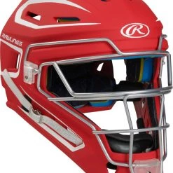 Rawlings Mach CHMCHJ Youth Two Tone Matte Style Catchers Helmet -Outlet Catch Zone Pro Store rawlings mach chmchj youth two tone matte style catchers helmet 65 1