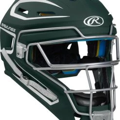 Rawlings Mach CHMCHS Adult Two Tone Matte Style Catchers Helmet -Outlet Catch Zone Pro Store rawlings mach chmchs adult two tone matte style catchers helmet 60 1