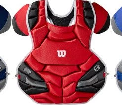 Wilson C1K Protection WTA4605 Adult Baseball Catchers Chest Protector -Outlet Catch Zone Pro Store wilson c1k protection wta4605 adult baseball catchers chest protector 11 1