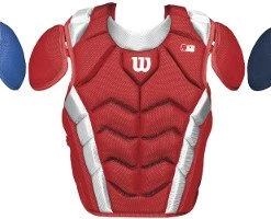 Wilson Pro Stock WTA4700A 16.5 Inch Adult Baseball Chest Protector -Outlet Catch Zone Pro Store wilson pro stock wta4700a 16 5 inch adult baseball chest protector 12 1