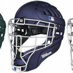 Wilson Shock FX 2.0 WTA5500 Adult Baseball Catcher's Helmet -Outlet Catch Zone Pro Store wilson shock fx 2 0 wta5500 adult baseball catcher s helmet 18 1