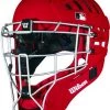 Wilson Shock FX 2.0 WTA5500 Adult Baseball Catcher's Helmet -Outlet Catch Zone Pro Store wilson shock fx 2 0 wta5500 adult baseball catcher s helmet 5 1